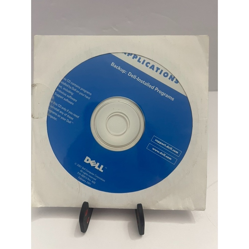 Dell Backup: Dell-Installed Programs Software CD Driver - Picture 5 of 6